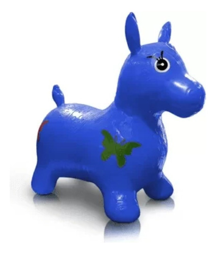 Unicornio Pony Saltarin Con Luz Y Sonido Inflable 