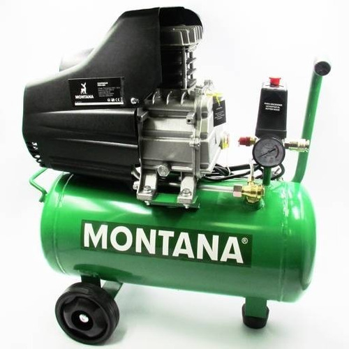 Compresor  De Aire 24 Lts  2hp Montana En Kit