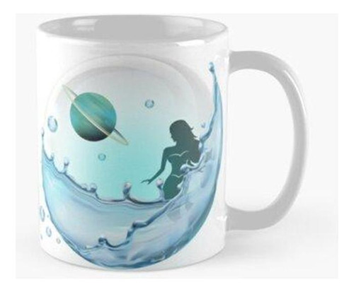 Taza Sirena Jinete De Olas Calidad Premium