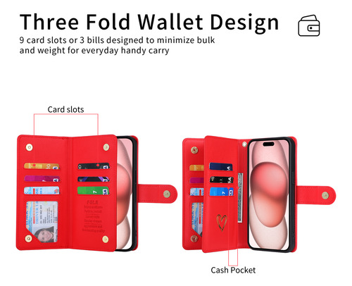 Funda Para Teléfono Google Series, Cartera Con Solapa, Tarjetero Y Correa Para La Muñeca