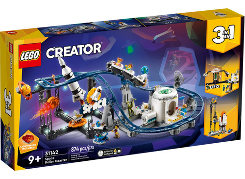 Lego Creator 31142 3 Em 1 Montanha-russa Parque Espacial Quantidade De Peças 874