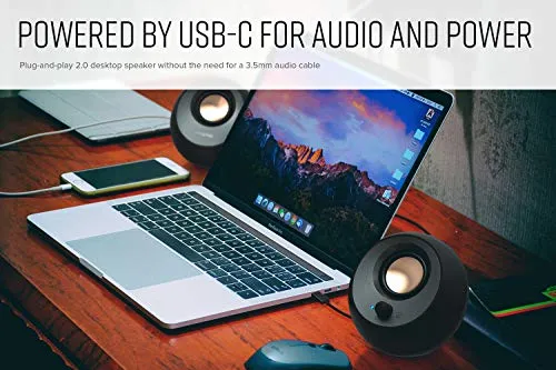 Altavoces De Escritorio + Creative Pebble V3 + Usb-c, Diálog