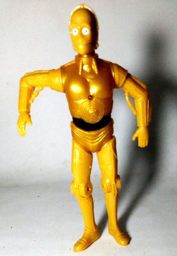 2 Bonecos Action Figure Super Mario Android C-3po Star Wars