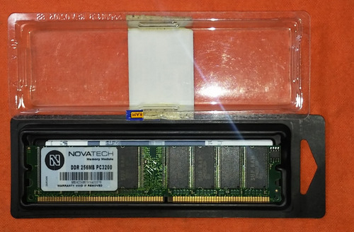 Memoria Ddr Novatech 256mb Pc3200 400mhz 