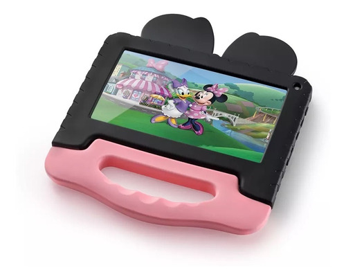 Imagen 3 de 6 de Tablet Multilaser Kids Minnie 7" 32GB negra/rosa 2GB de memoria RAM