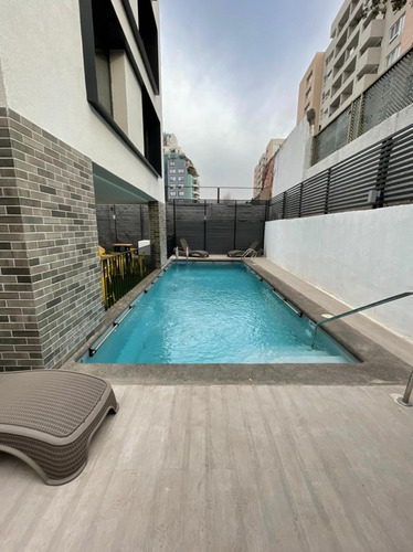 Arriendo Moderno Departamento 1d+1b Los Aliagas 5500 Ñuñoa
