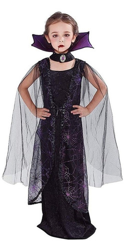 Vestido Lazhu Fantasy Niñas Vampiro Halloween