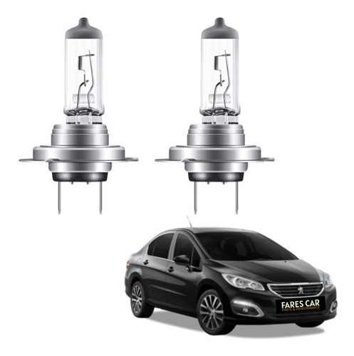 Kit Lampadas Branca Farol Baixo H7 Peugeot 408  2021