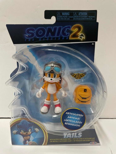 Sonic 2 Tails Con Accesorio Figura   Articulada Serie 2 