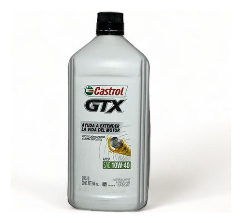 Aceite Para Motor 10w-40 Castrol Gtx Multigrado Litro