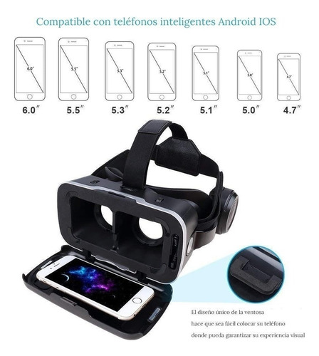 Vr Headset Com Controle Remoto Para Vr E Jogos De Filme R
