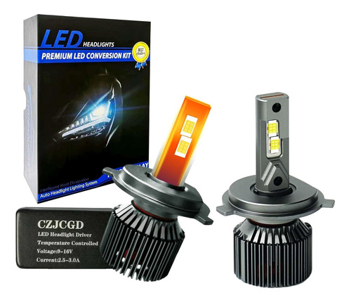 Par De Bombillos Led H4 30.000 Lumens Reales