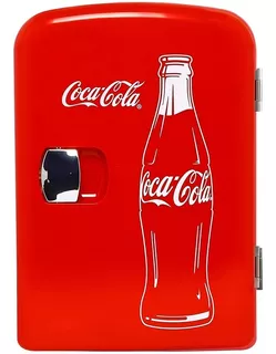 Mini Refrigerador Coca Cola Estilo Retro 6 Latas Portatil