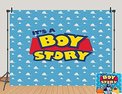 Telón De Fondo Yongqian It's A Boy Story 5x3ft Vinilo -azul