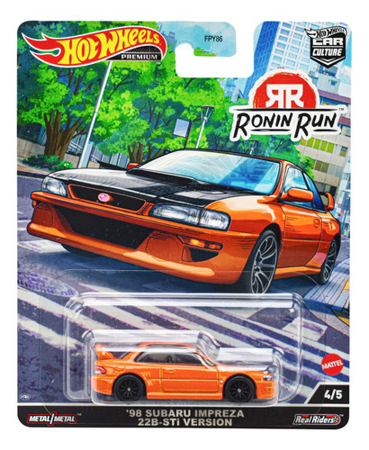 Hot Wheels Subaru Impreza 22b Sti Ronin Run Hck14