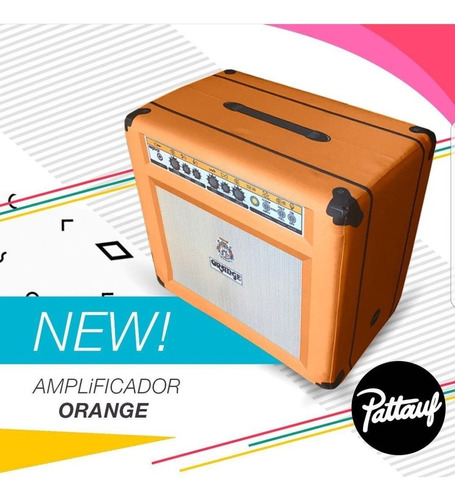 Puff Almohadon Asiento Orange Amplificador Pattauf