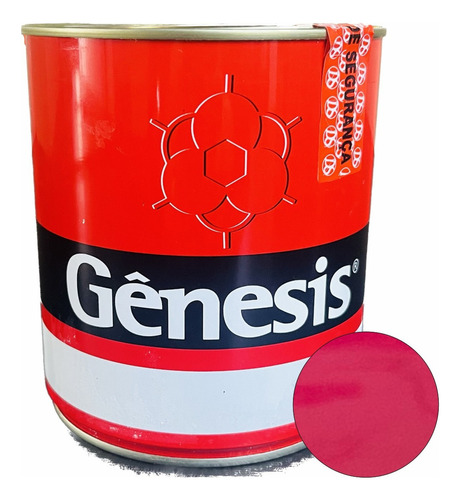 Tinta Vinilica Brilhante Magenta 900ml Genesis Serigrafia