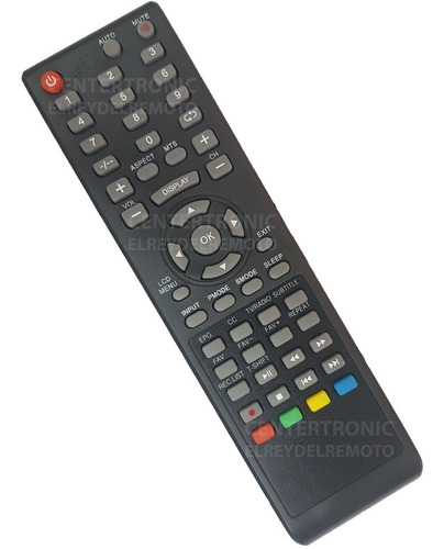 Control Remoto Para Ken Brown Kb-39-2222-led Tv Kb-32-2213