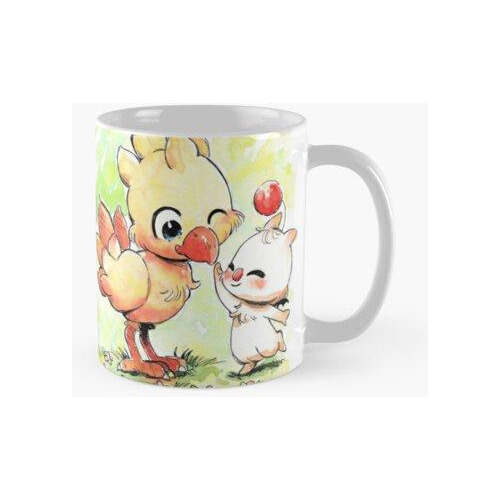 Taza Chocobo Mog Final Fantasy Calidad Premium