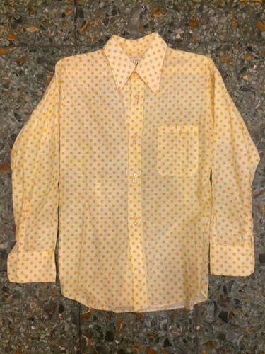 Camisa Retro Vintage Lunares Talle S