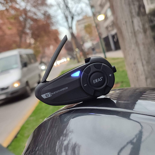 Intercomunicador Bluetooth Para Moto Radio Fm 800m Ejeas Q2