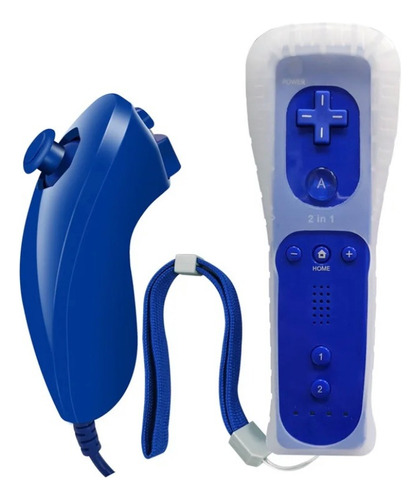 Control Azulrey+ Nunchuck+ Correa+ Wii Motion Para Wii Wii U