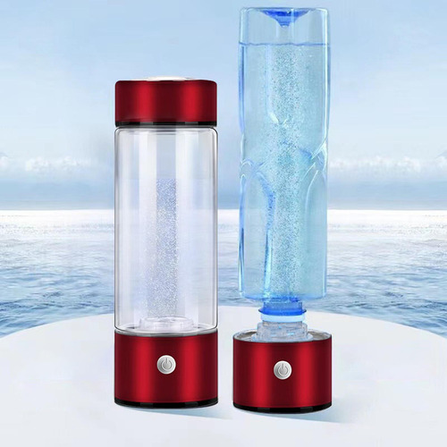 Botella De Agua De Hidrógeno 420ml Generador De Agua Rojo