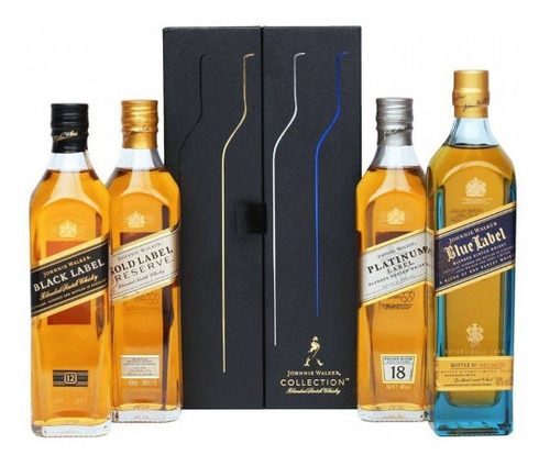 Kit Whisky Johnnie Walker The Collection -4x200ml