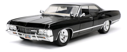 Supernatural 1:24 1967 Chevy Impala Die-cast Car W/dean W...