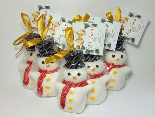 Boneco De Neve Natal - Lembrancinha Personalizada 20 Unid