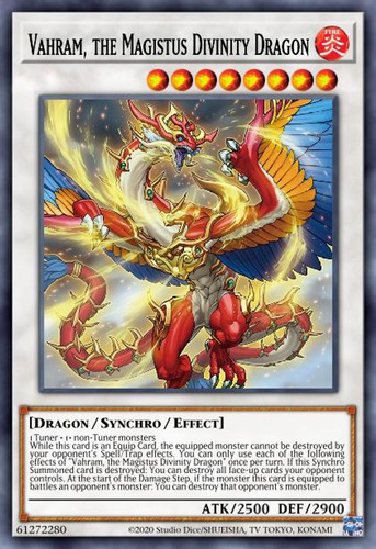 Vahram, The Magistus Divinity Dragon - Super Rare     Geim