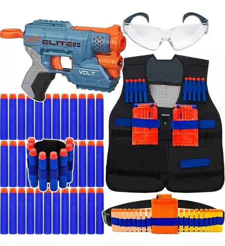 Arma De Dardos Em Estilo NERF + 20 Dardos