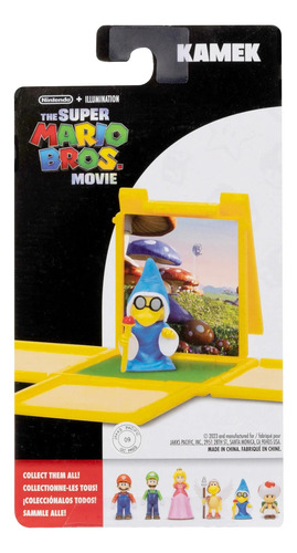 Super Mario Bros La Pelicula Kamek Mini Figura Articulada