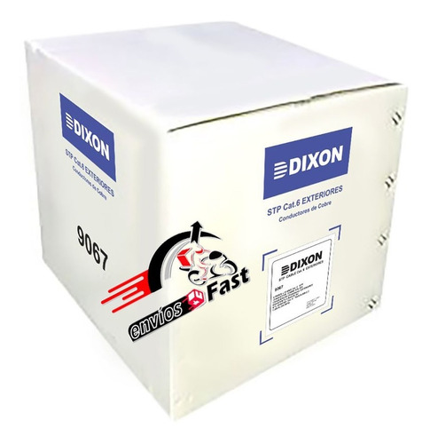 Dixon 9067 Cable F/utp Cat. 6 4pares 305m Para Exteriores