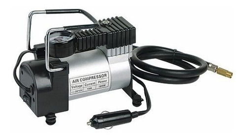 Imagen 5 de 9 de Compresor Aire 12v Metalico Moto Auto Bici 4x4 Cuatri 150psi