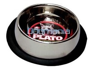 Imagen 4 de 5 de Lote De 12 Platos De Acero Inox. 700ml / 24oz Docena Mayoreo