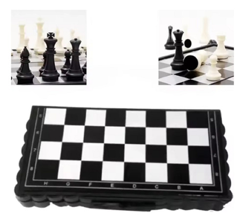 Mini Tablero Ajedrez Magnetico Juego De Mesa Portatil 14cm