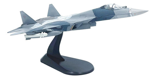 1/100 Su 57 Fighter Simulación Diecast Modelo Para