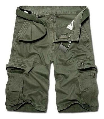 Pantalones Cortos Cargo Para Hombre, Uniforme Militar.