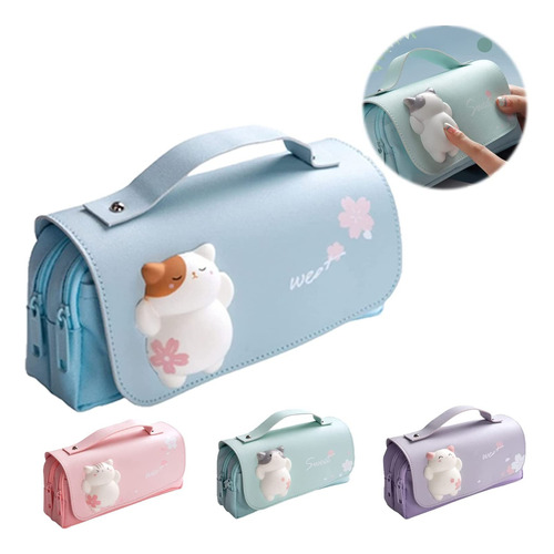 Utiles Escolares Kawaii Estuche Para Lapices Con Multiranura