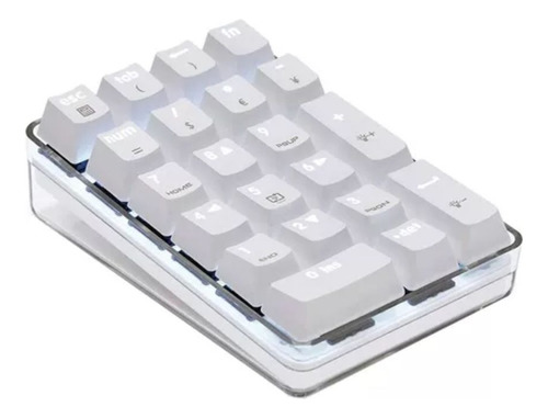 Teclado Numérico Mecánico Con Interruptor Marrón Teclado Par