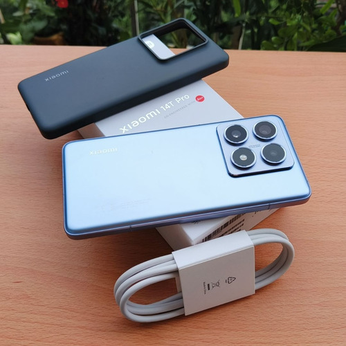 Xiaomi 14t Pro 5g 12gb Ram 512gb Dual Sim Nfc Ip68 Global Cámara Leica Batería 5000mah Mediatek Dimensity 9300+ Octa-core Azul Acero