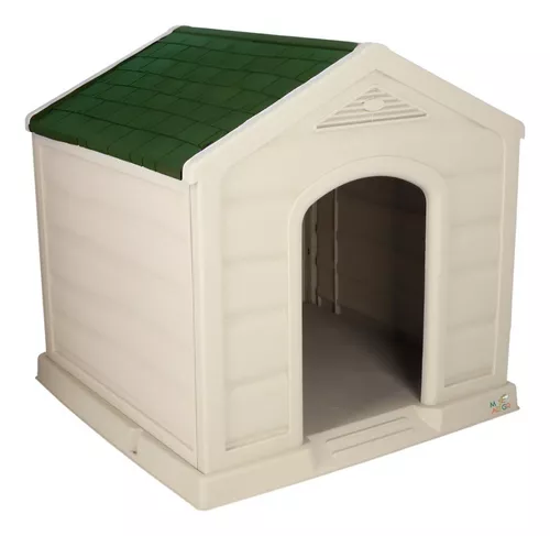 Casa Para Perro De Plastico Raza Grande Resistente Exterior