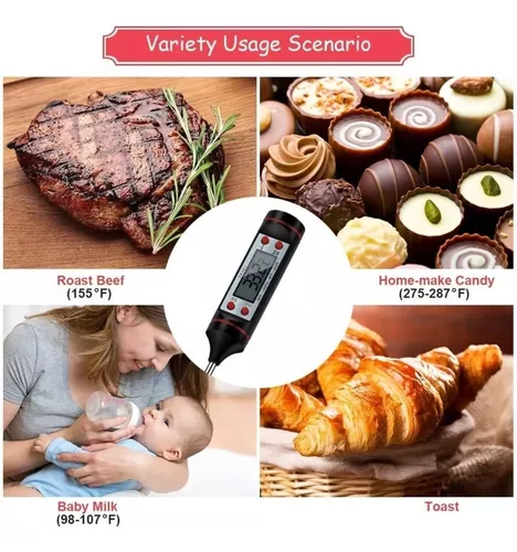 Termómetro Digital Para Alimentos Cocina Punzón Temperatura