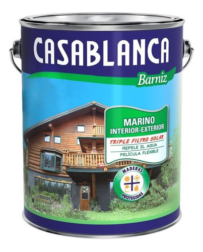 Barniz Marino 1lt Casablanca - Protege Rayos Uv Pintumm