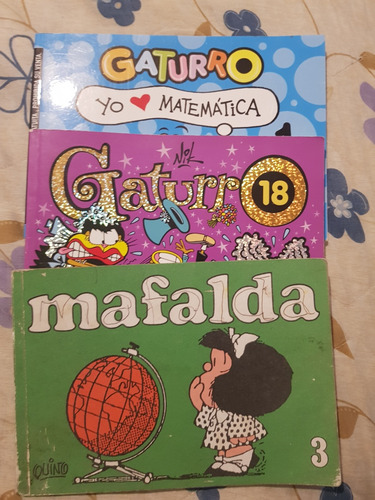 Libro X 3 Gaturro Y Mafalda 