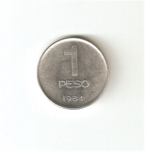 Monedas Argentinas 1 Peso 1984 Congreso Sin Ventanas Sc