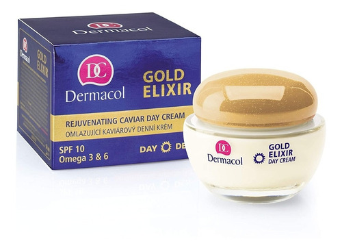 Crema Anti-edad Dermacol Gold Elixir Con Caviar Y Spf10
