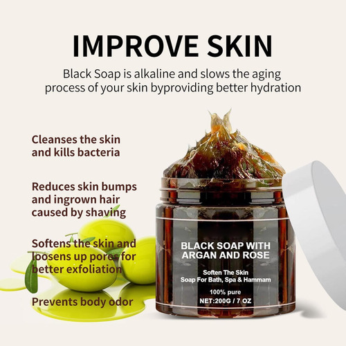 Exfoliante Corporal B Morocco Soap Moroccan Black Soap Moroc