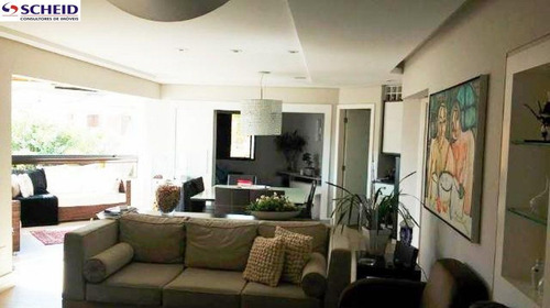 Imagem 2 de 15 de Apartamento Com 180 M², Com 4 Dormitórios Sendo 2 Suítes, 4 Vagas, Depósito. - Mc2788